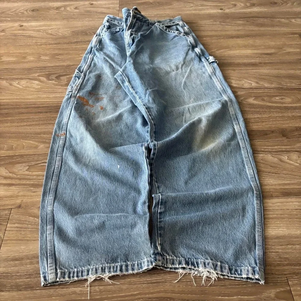 Vintage Y2K/2000s Baggy Light Wash Skater Carpenter Denim Jeans! 33x31